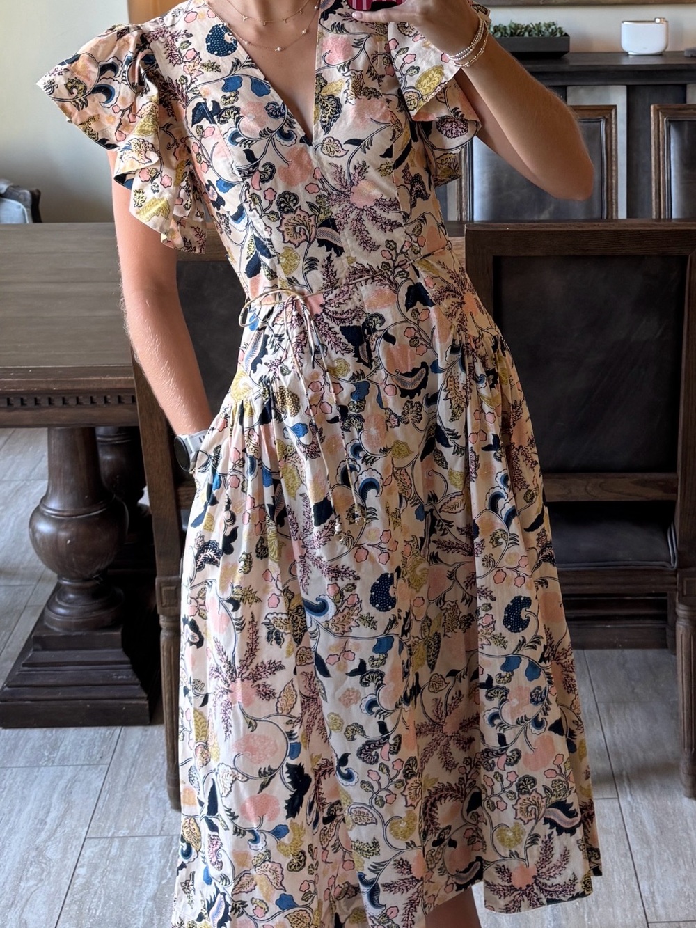 Ulla Johnson midi floral dress